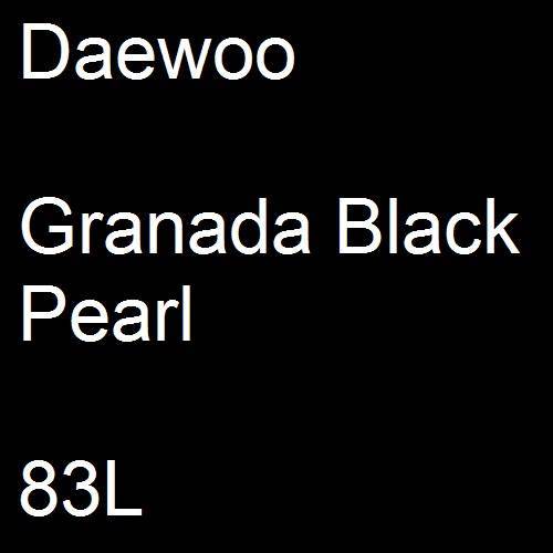 Daewoo, Granada Black Pearl, 83L.